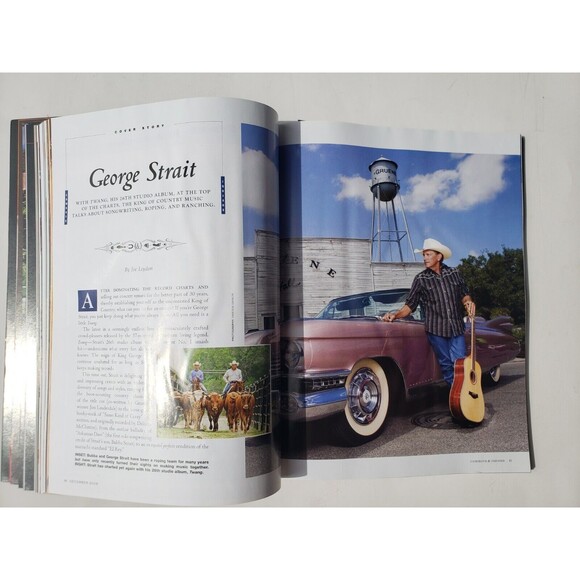 Bundle Of 2 Cowboys & Indians Magazines Featuring George Strait 2009 & 2013 - Picture 13 of 14